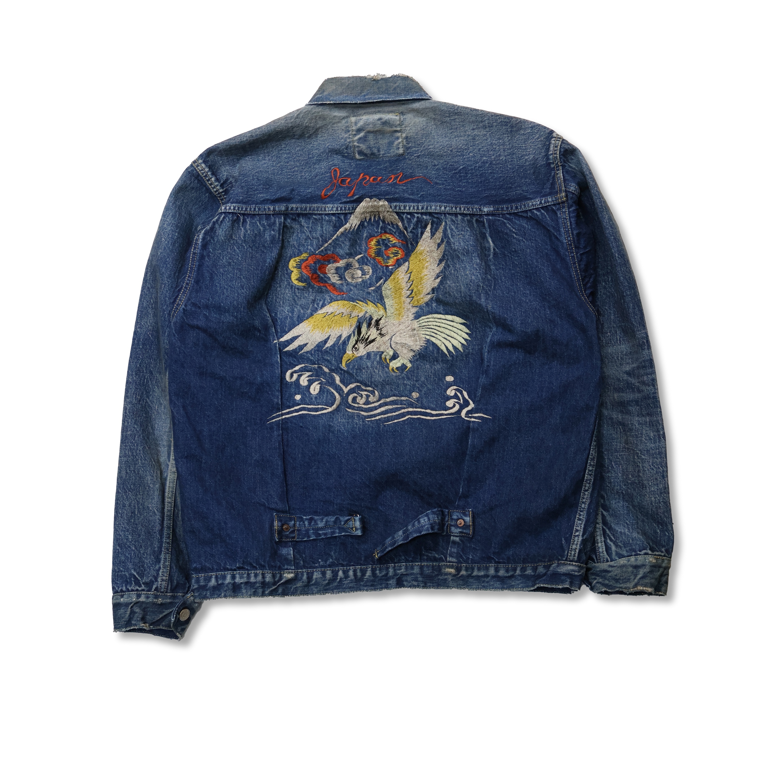 【2025AW】2016-2107E Souvenir Embroidery Type 1 Denim Jacket HW “More Than Real” FULLCOUNT