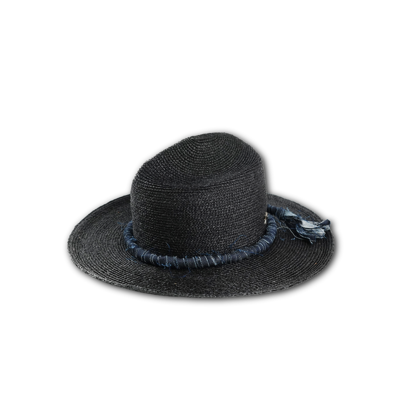 【27SS】GFC6001　Teardrop Crown Raffia Hat