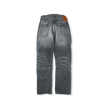 0105BKSSHW Wide Black Selvedge Denim Dartford(Super Smooth)