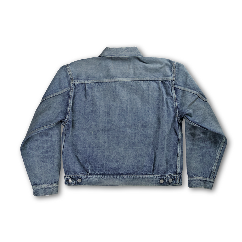 2102HWBIG Type 2 Denim Jacket Blue in Green別注