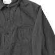 4091L 20’s Black Cotton/Linen Farmers Shirt