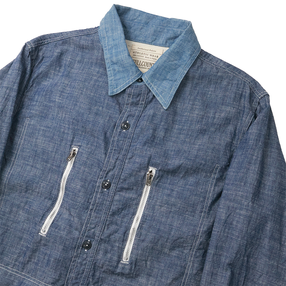 【2026SS】FU15-SH-101 Watteau Gathered Ventilated Pocket Shirt