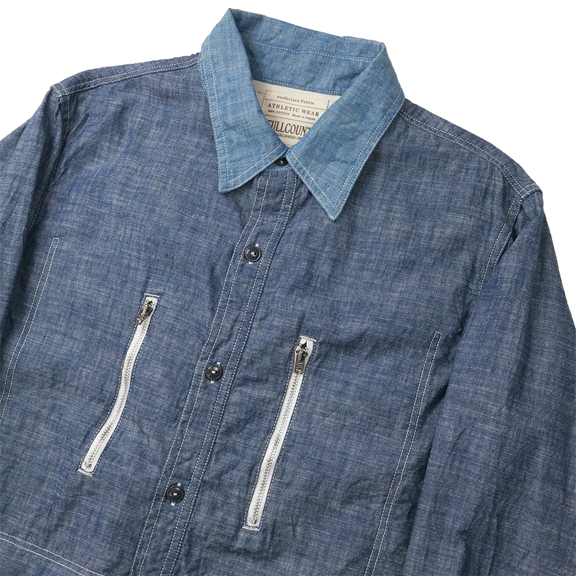 【2026SS】FU15-SH-101 Watteau Gathered Ventilated Pocket Shirt