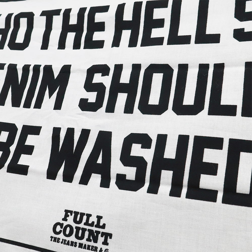 【2026SS】6033 WHO THE HELL SAID DENIM SHULDN’T BE WASHED! 　Tenugui
