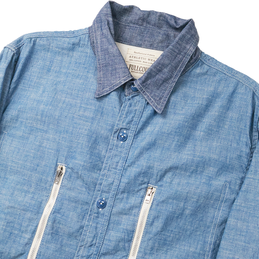 【2026SS】FU15-SH-101 Watteau Gathered Ventilated Pocket Shirt
