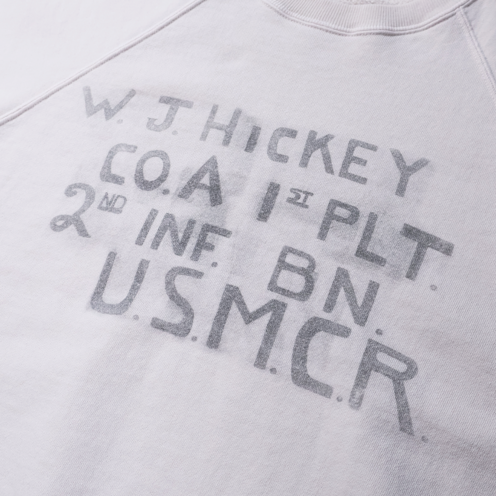 【2027SS】3776-3　Print Raglan  Sweatshirt W.J HICKEY