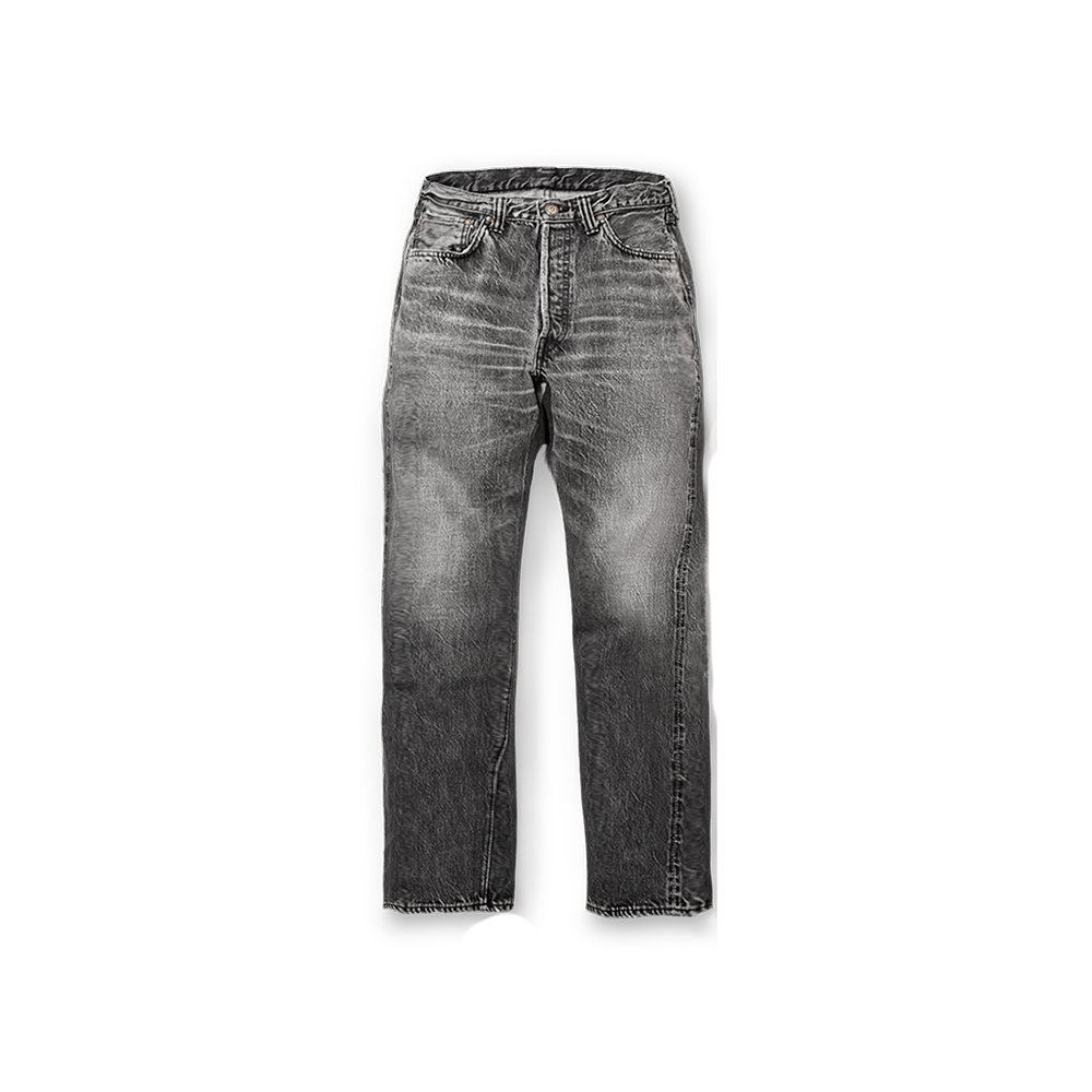 1108BKHW Slim Stright Black Denim Dartford