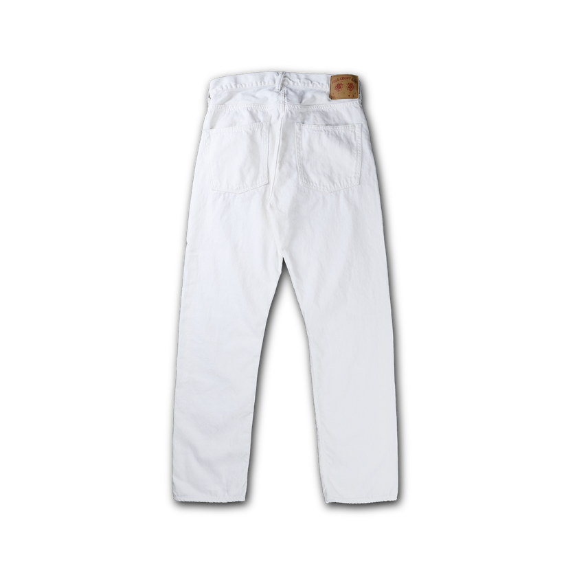 【2027SS】1103WH-27　Cotton Linen White Clean Denim