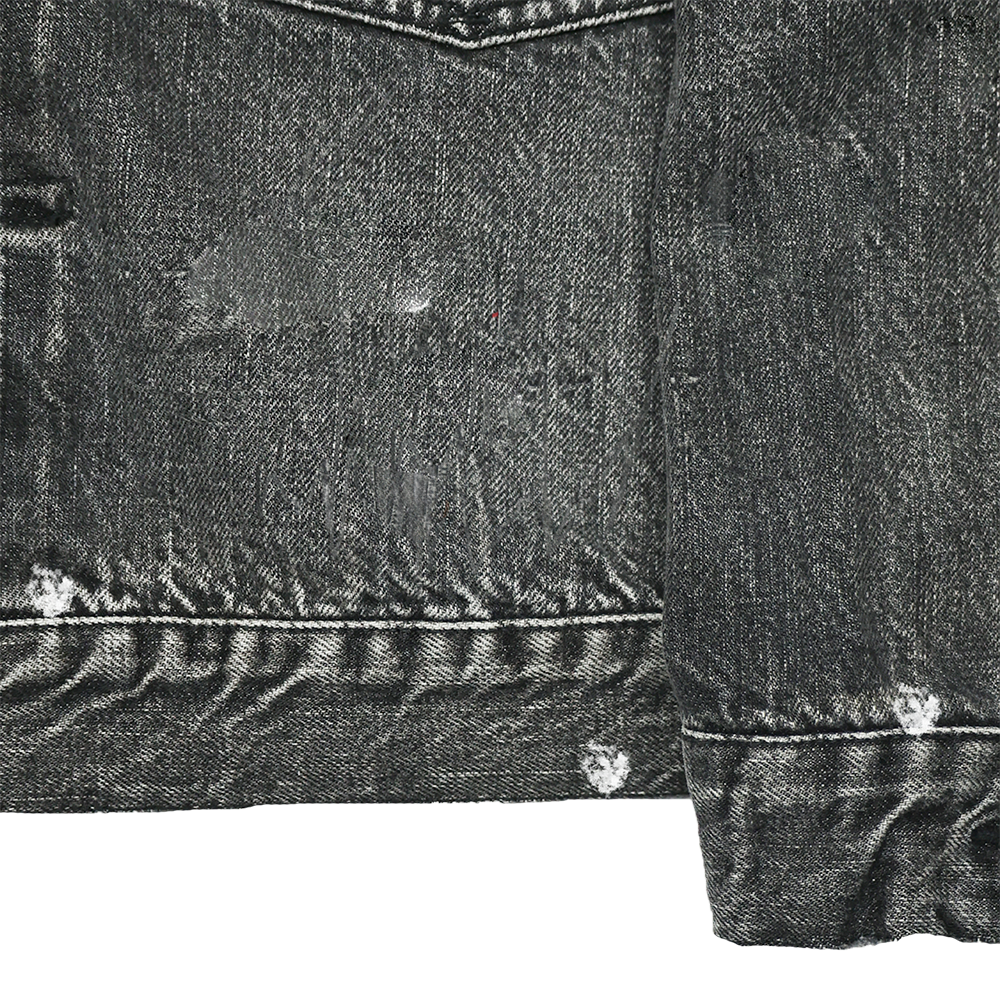【2025SS】2102BKHW-SP Type 2 Black Denim Jacket Dartford Splat