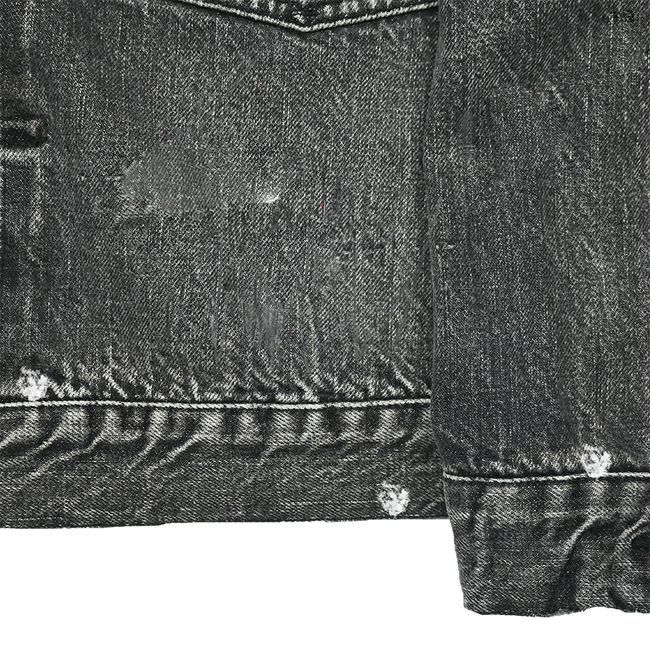 【2025SS】2102BKHW-SP Type 2 Black Denim Jacket Dartford Splat