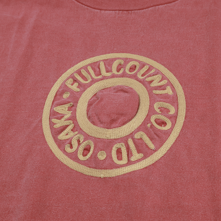 【2026SS】5504-4 Embroidery T “Tack Button” VE (Vintage Effect)