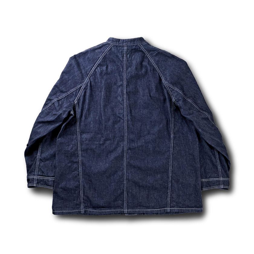 【2027SS】2063-2　Denim Stand Collar Chore Jacket