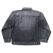 2102BKHW-SP Type 2 Black Denim Jacket Dartford Splat