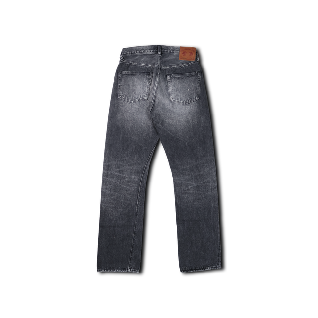 1101BKHW-SP Straight Black Denim Dartford Splatter