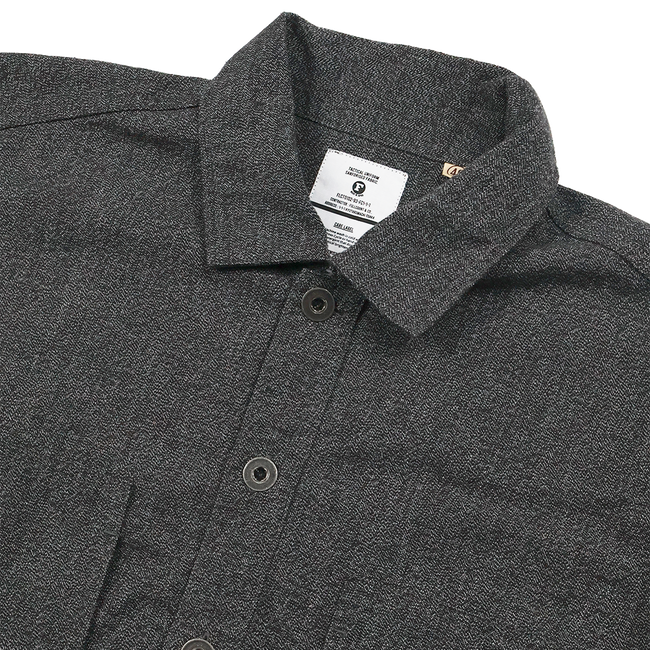 【2026SS】4097-2 US Army Pullover Black Covert Chambray Shirt