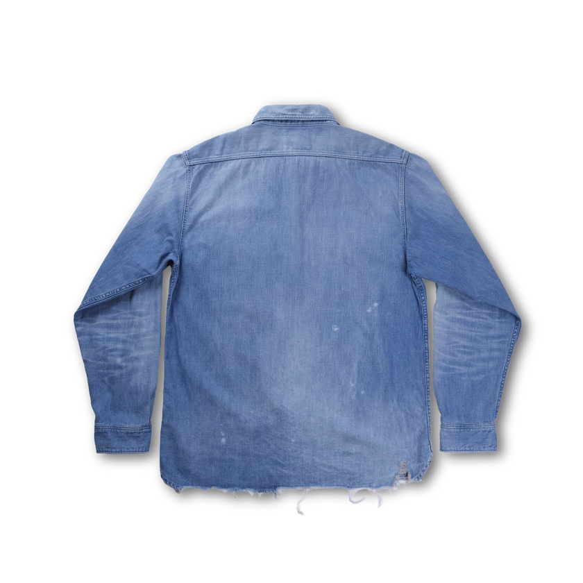 【2027SS】4890VE-27 Denim Work Shirt(Vintage Effect)
