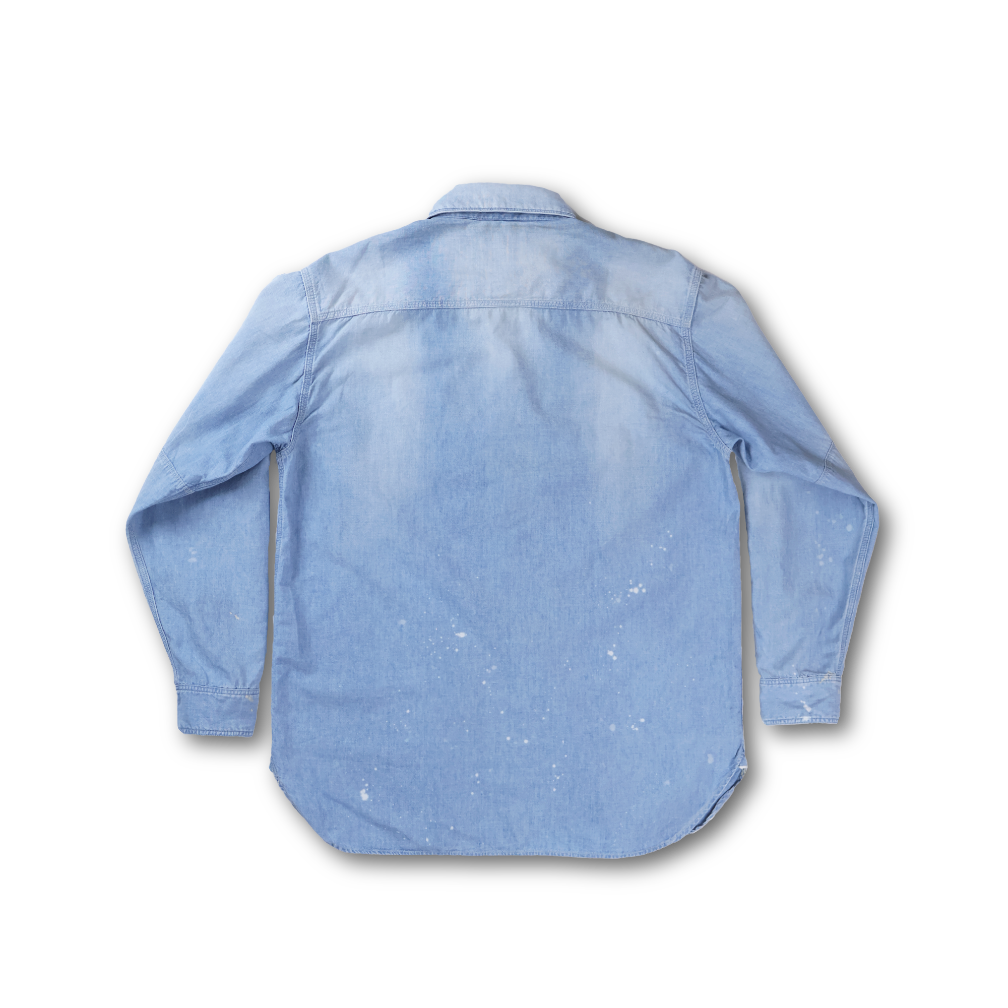 【2027SS】4090VE-27 Triple Stitich Chambray Shirt( Dungarees Sun Fade) (Vintage Effect)