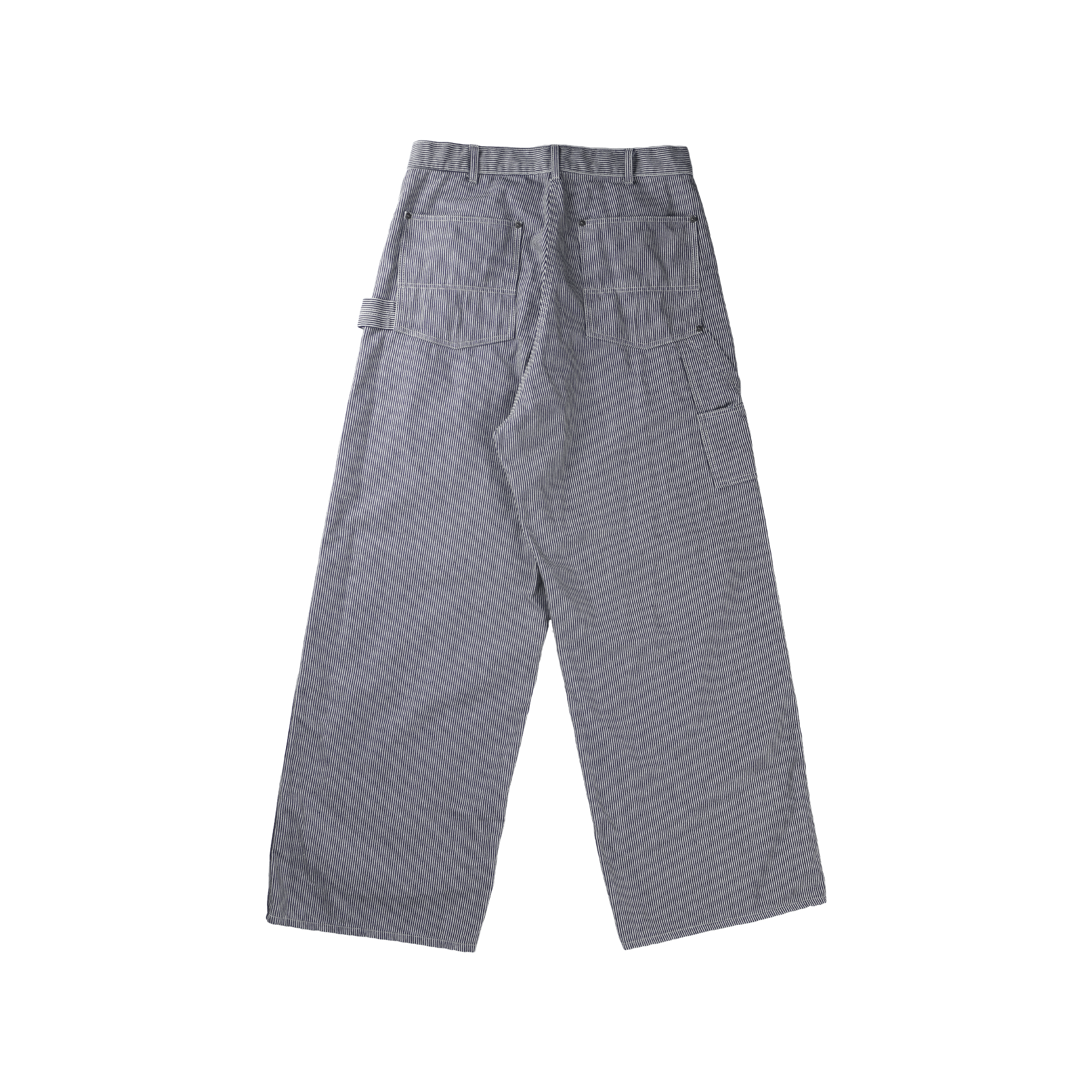 【2027SS】1156-1Indigo Bold Hickory Wide Pants