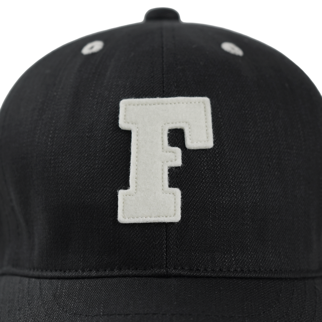 6843-26 6Panel Black Black Denim Baseball  F  Cap (直営店限定)
