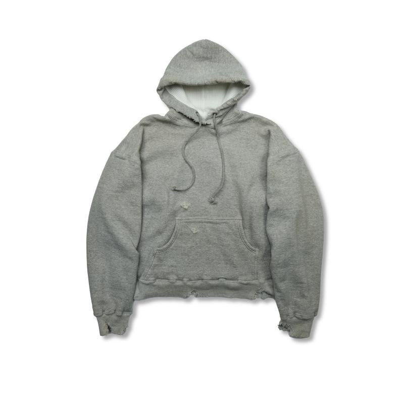 【2025AW】3770-1　Fading Double Face Sweat Hoodie(damage less)