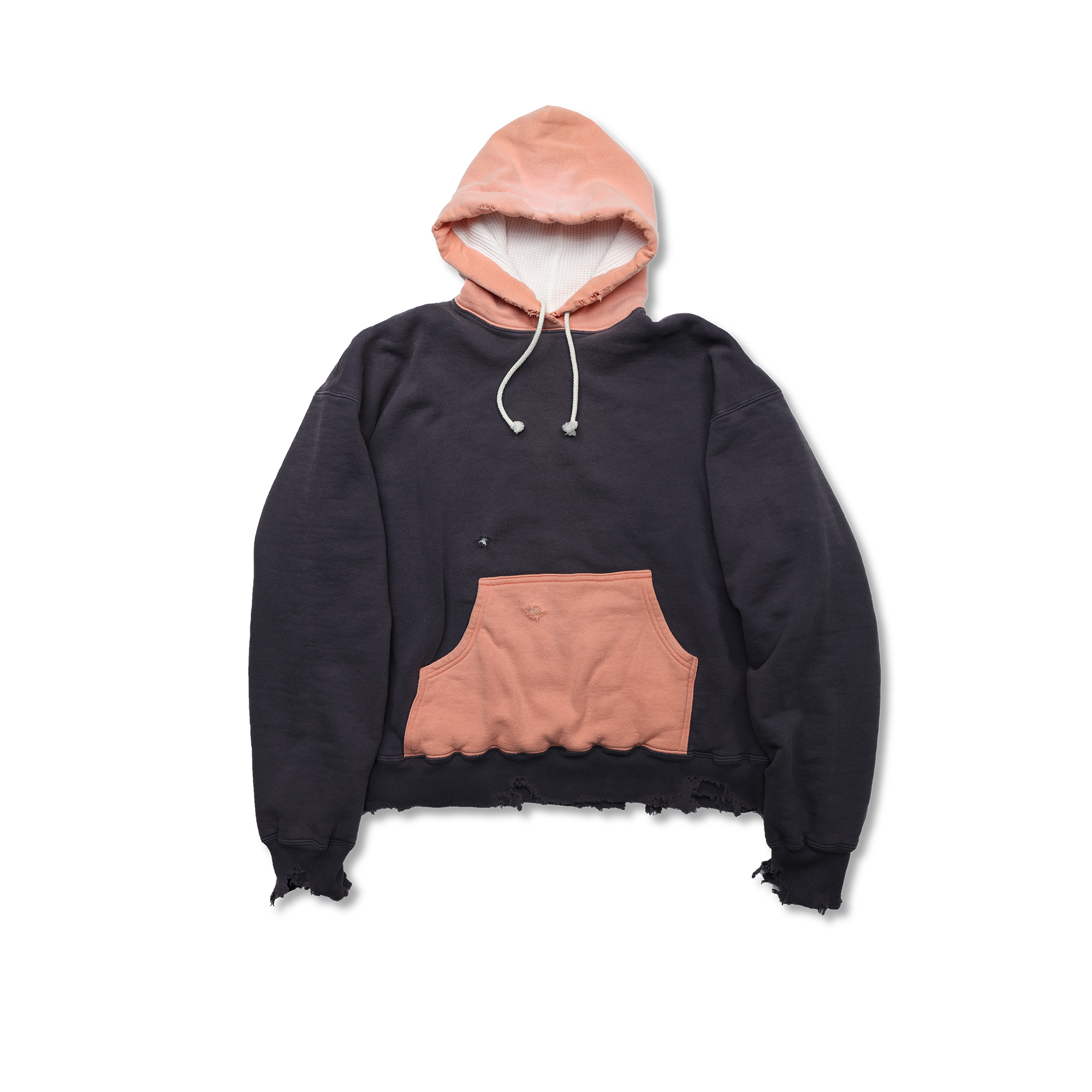 【2025AW】3770-1　Fading Double Face Sweat Hoodie(damage less)