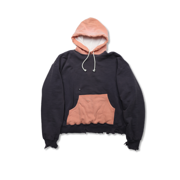 【2025AW】3770-1　Fading Double Face Sweat Hoodie(damage less)