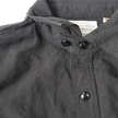 4091L 20’s Black Cotton/Linen Farmers Shirt