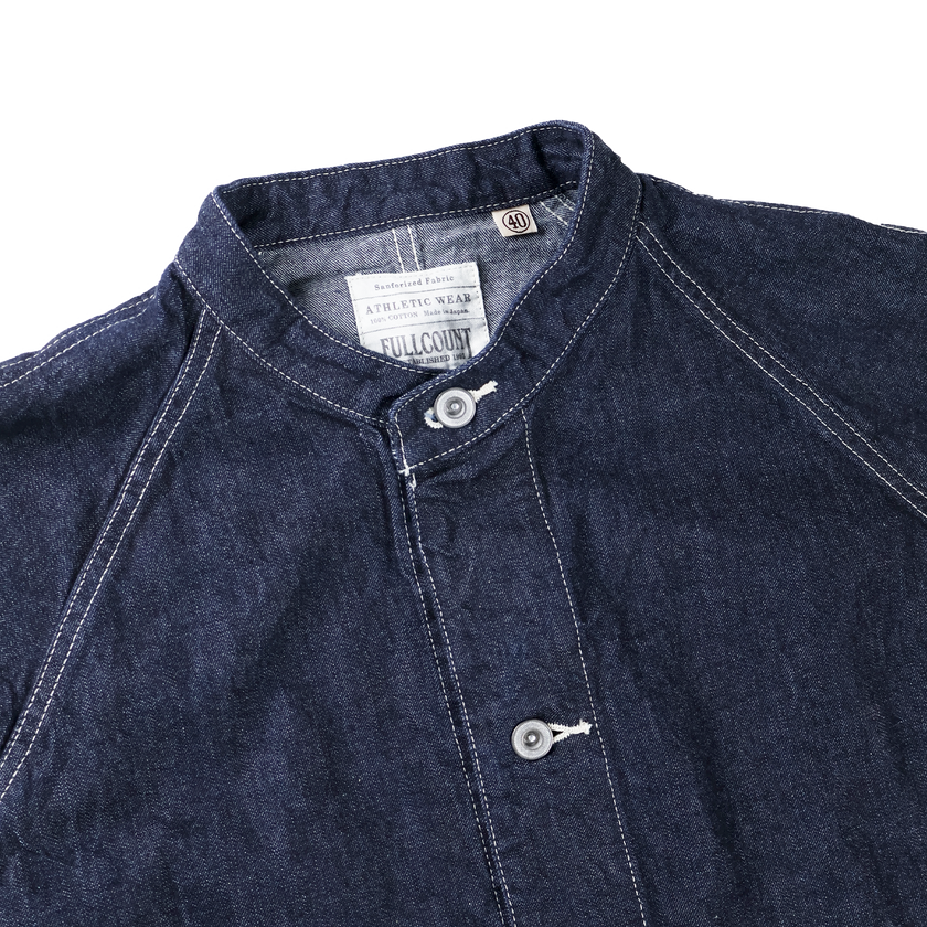 【2027SS】2063-2　Denim Stand Collar Chore Jacket