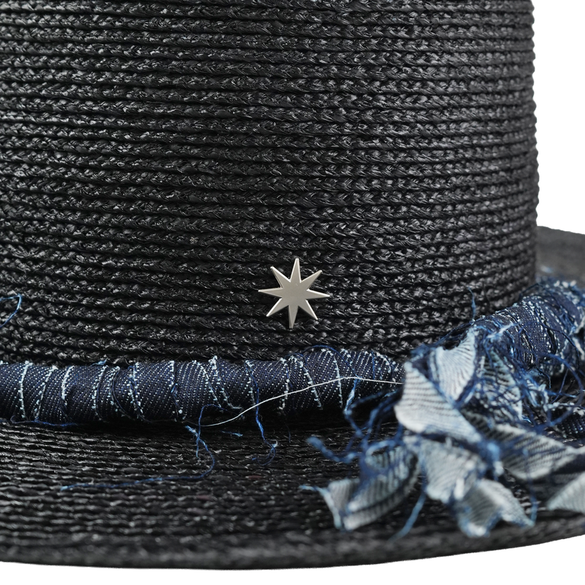 【27SS】GFC6001　Teardrop Crown Raffia Hat