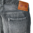 1101BKSSHW Straight Black Selvedge Denim Dartford(Super Smooth)