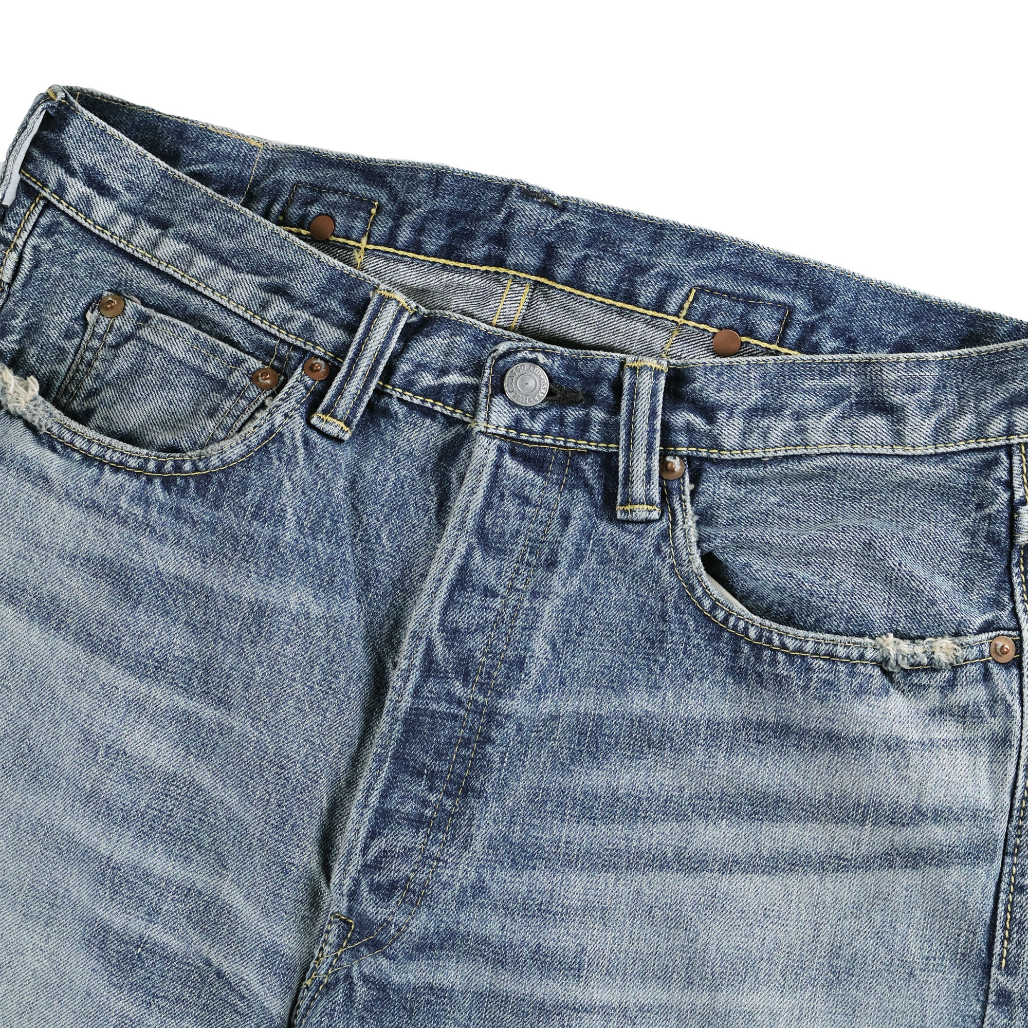 0107HWBIG-34 Blue in Green 別注 Wide Straight Denim