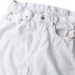 【2027SS】1103WH-27　Cotton Linen White Clean Denim