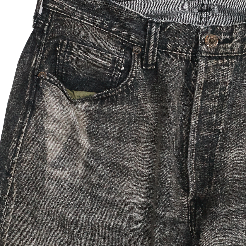 【2026SS】S0105BKSSHW WWII Model 11.5oz Black Denim Pants HW “Master Of Reality”
