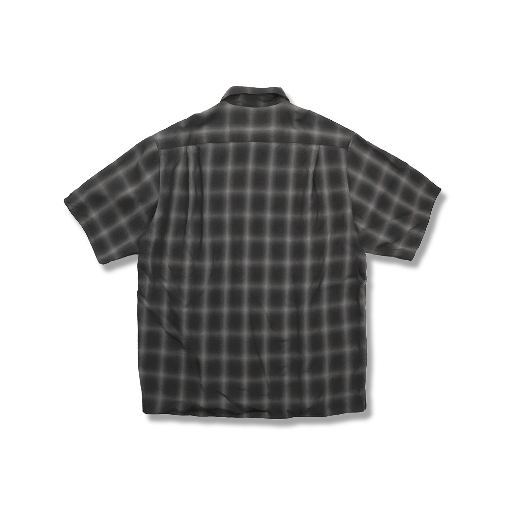 【2026SS】4100-4 Ombre Check Open Collar S/S Shirt