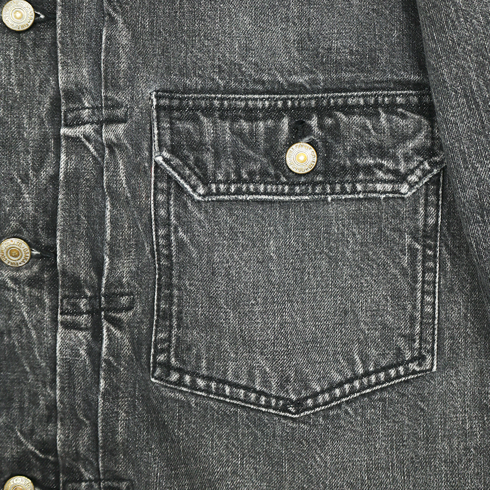 2102BKHW Type 2 Black Denim Jacket Dartford