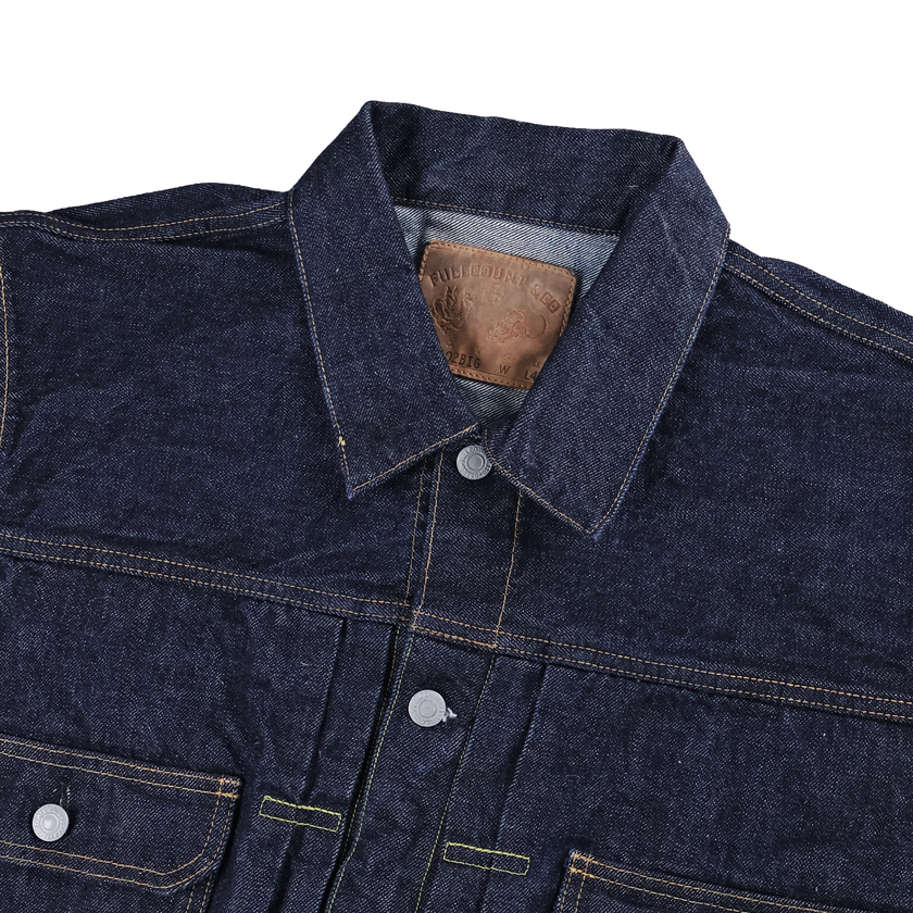 2102BIG Type 2 Denim Jacket Blue in Green別注