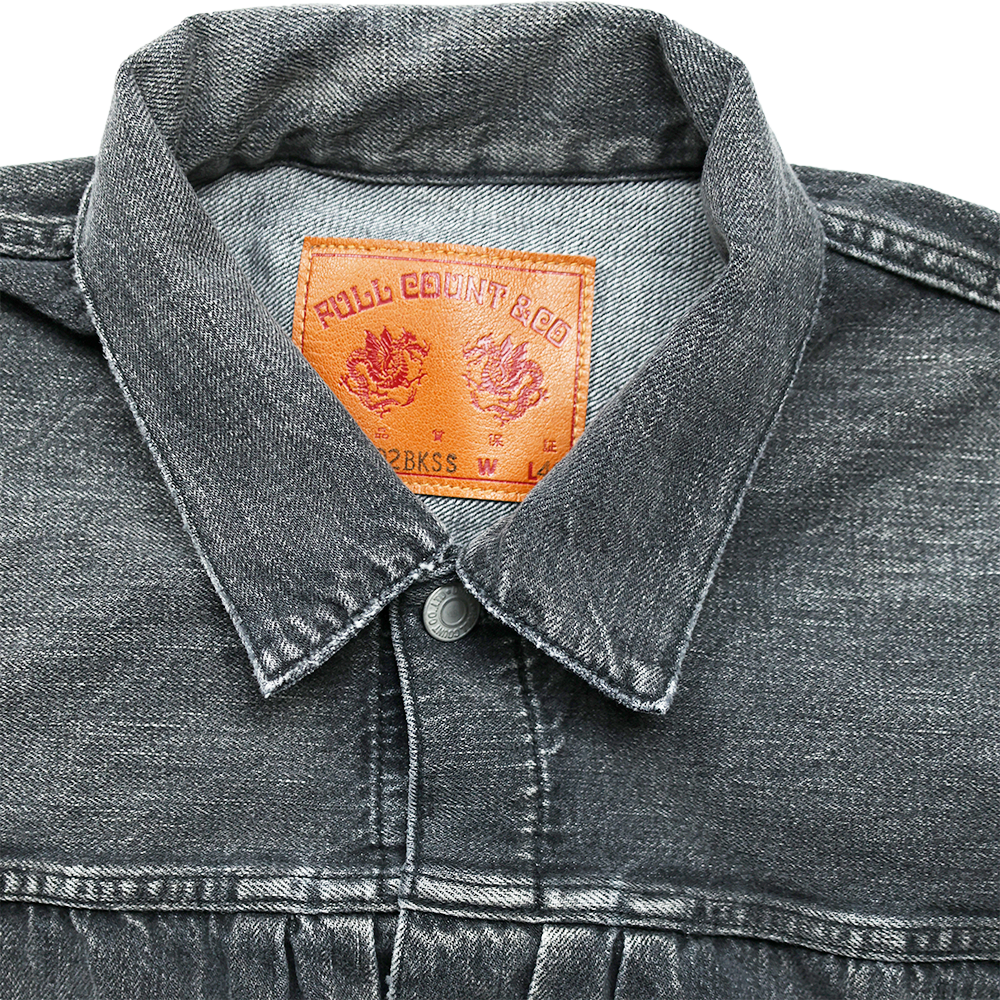 2102BKSSHW Type 2 Black Denim Jacket Dartford (Super Smooth)