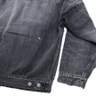 2102BKHW-SP Type 2 Black Denim Jacket Dartford Splat