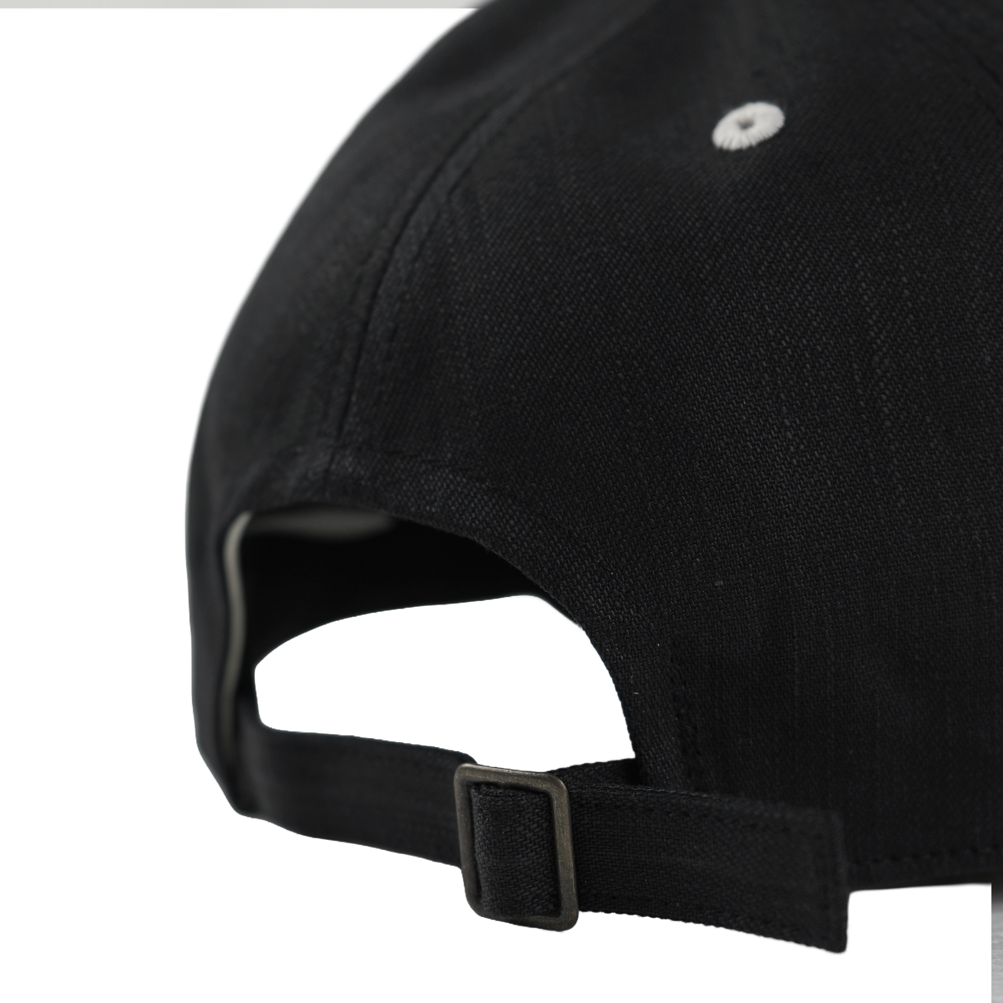 6843-26 6Panel Black Black Denim Baseball  F  Cap (直営店限定)