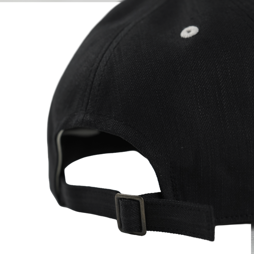 6843-26 6Panel Black Black Denim Baseball  F  Cap (直営店限定)