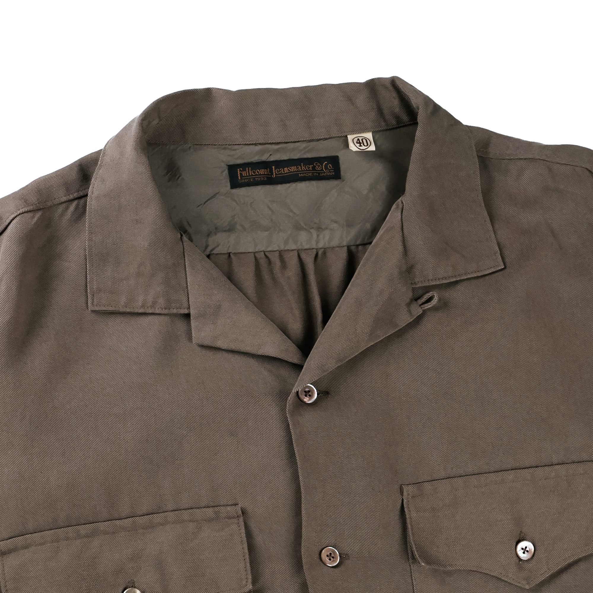 【2027SS】4108-1 Tencel Open Collar Shirt