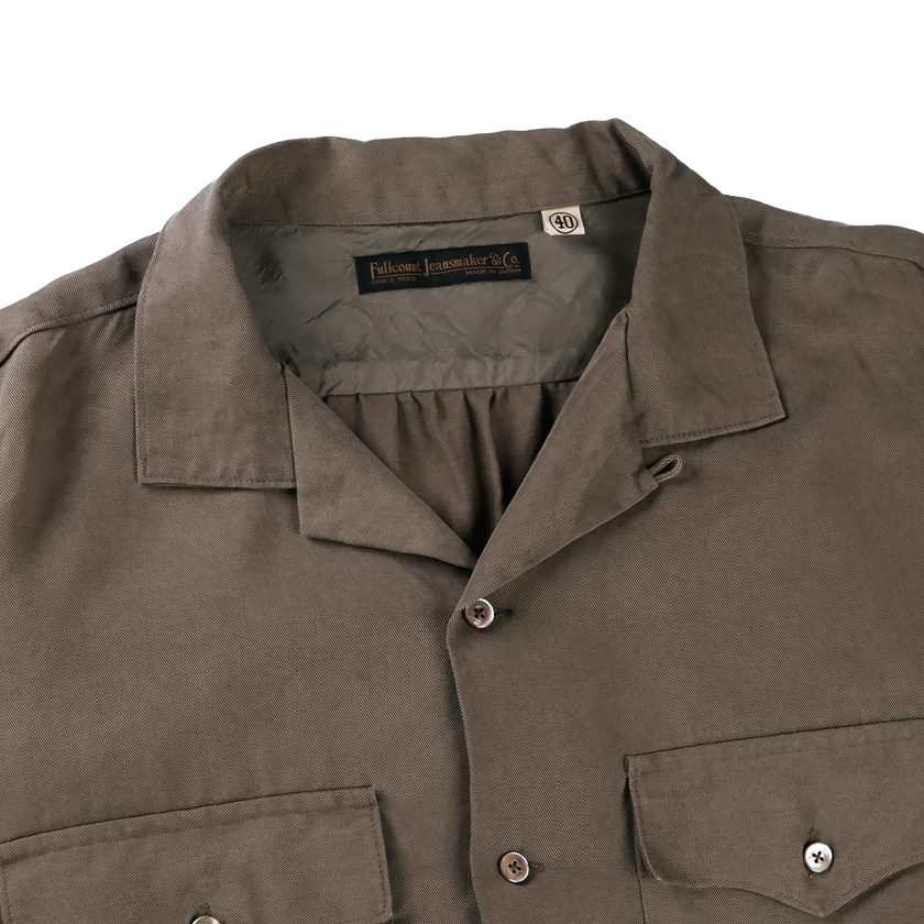 【2027SS】4108-1 Tencel Open Collar Shirt