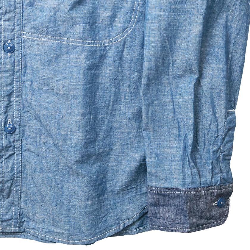【2026SS】FU15-SH-101 Watteau Gathered Ventilated Pocket Shirt