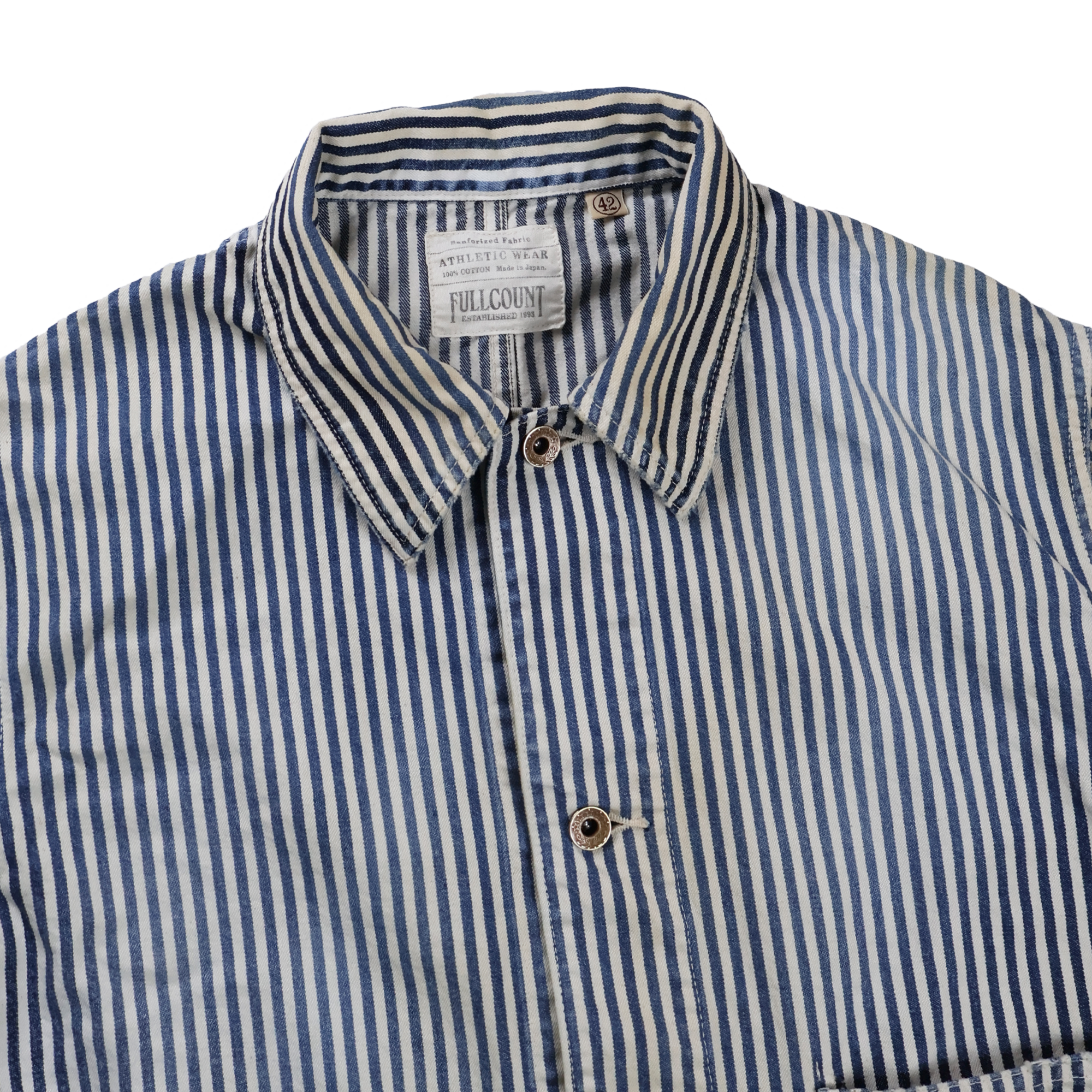 【2027SS】2015-17 Indigo Bold Hickoly Chore Jacket