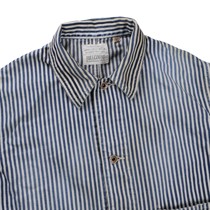 【2027SS】2015-17 Indigo Bold Hickoly Chore Jacket