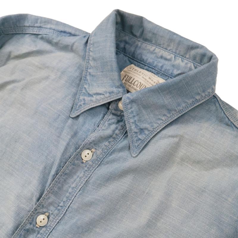 【2025SS】4090HW-1 Triple Stitch Chambray Shirt ”Aging”