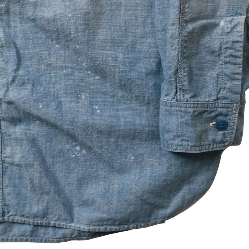 【2025SS】4090HW-1 Triple Stitch Chambray Shirt ”Aging”