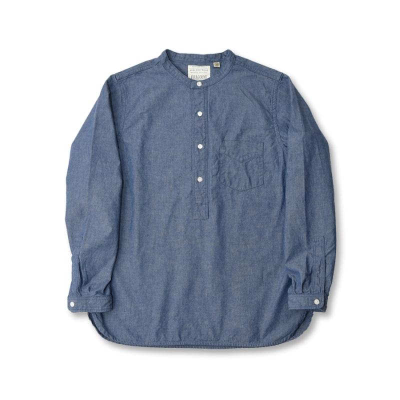 4900-21　Stand Collar Chambray Shirt