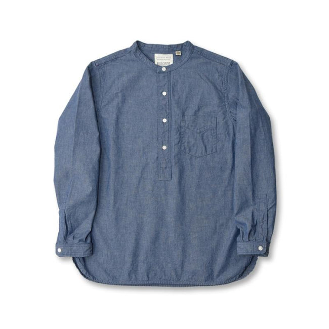 4900-21　Stand Collar Chambray Shirt