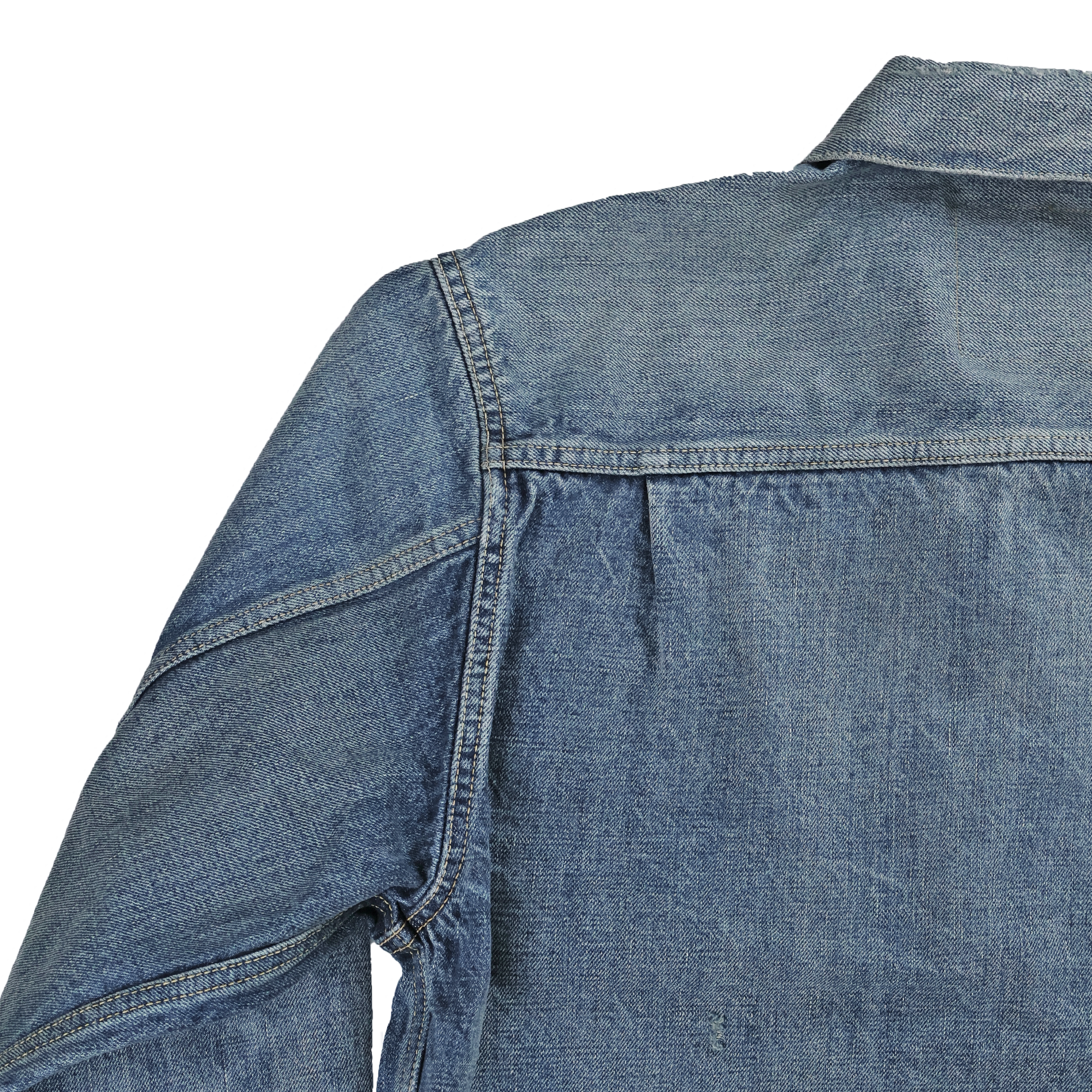 2102HWBIG Type 2 Denim Jacket Blue in Green別注
